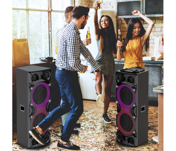 MANTA MINOS PRO SPK1204X800D zestaw głośników BT, karaoke + imkrofon - 1476990 - zdjęcie 8